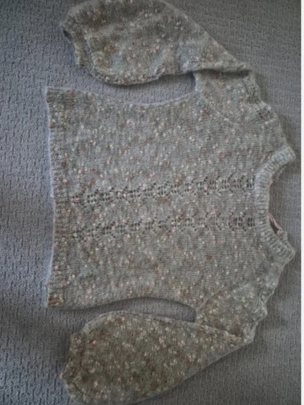 Willow and Clay bow sweater